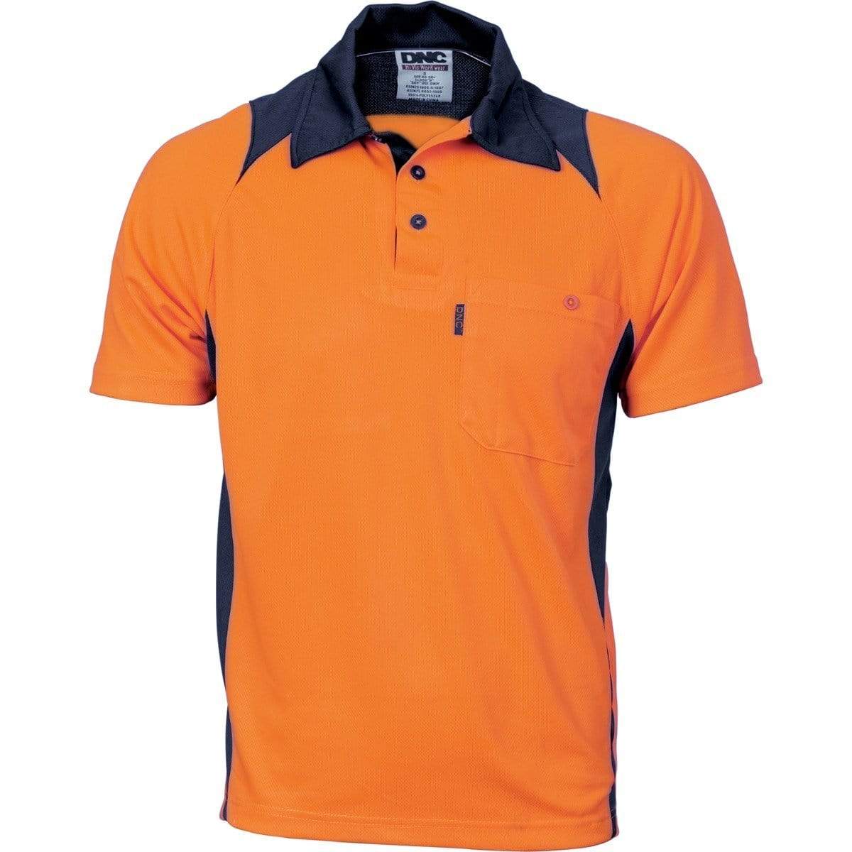 Dnc Workwear Cool Breathe Short Sleeve Action Polo Shirt - 3893 Metro Workwear.